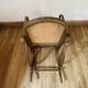 Rocking chair in wood and cane