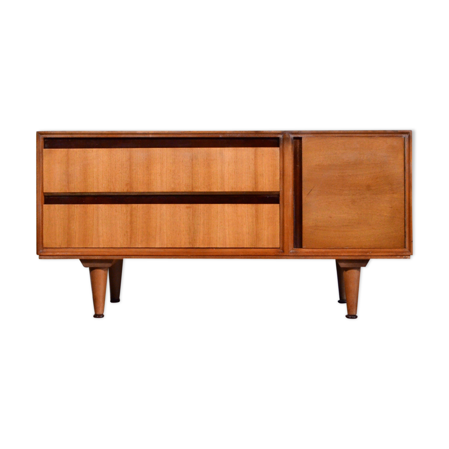 Midcentury petite sideboard cabinet in teak from Meredew