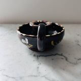 Alsatian pottery candlestick