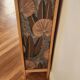 Renovated green cedar wood bookshelf