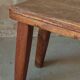 Brutalist oak bench 90 cm