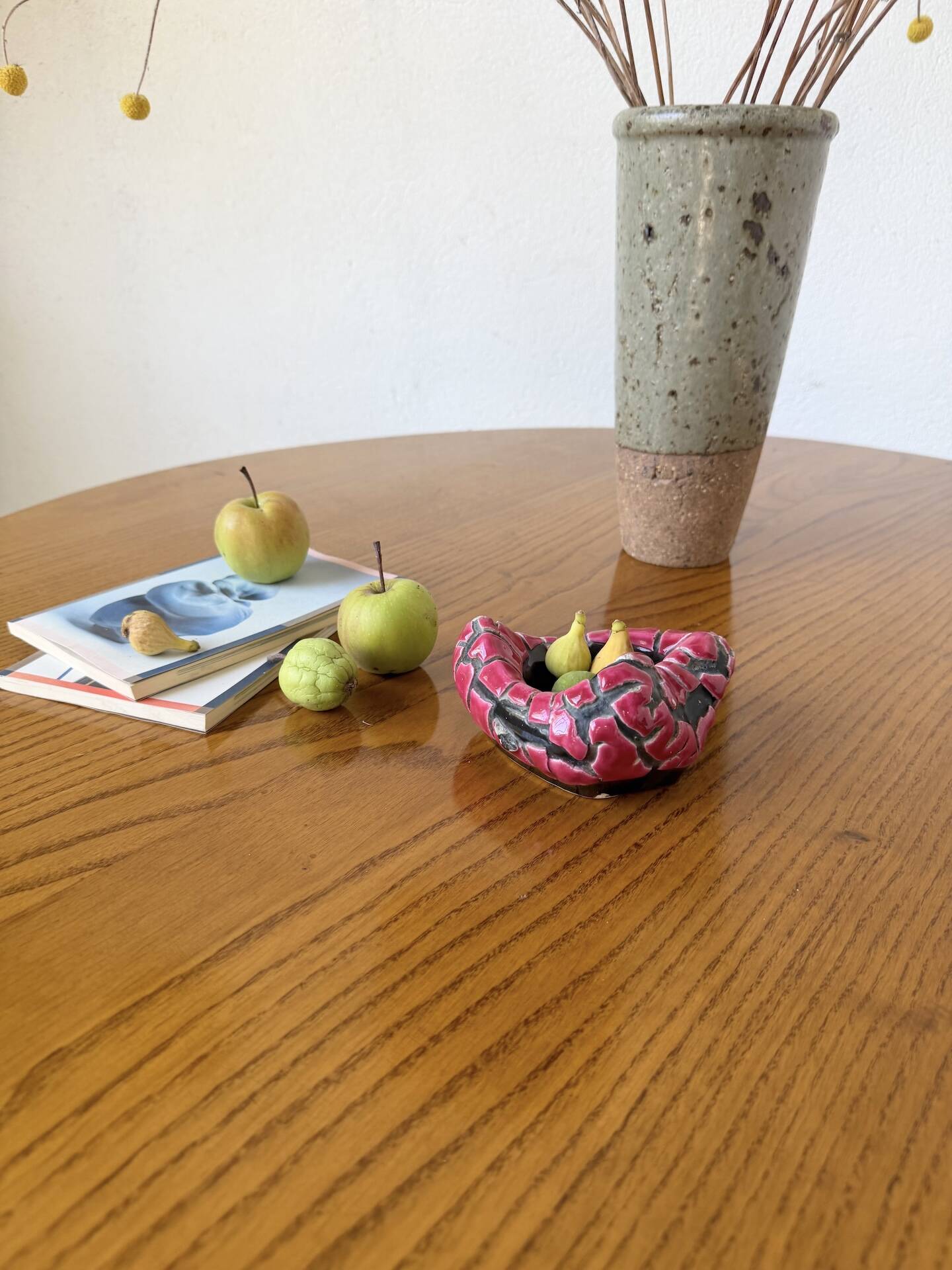 Fatlava style ashtray Vallauris pink