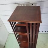Mahogany revolving bookcase