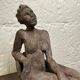 Sculpture étude d’un nu céramique raku