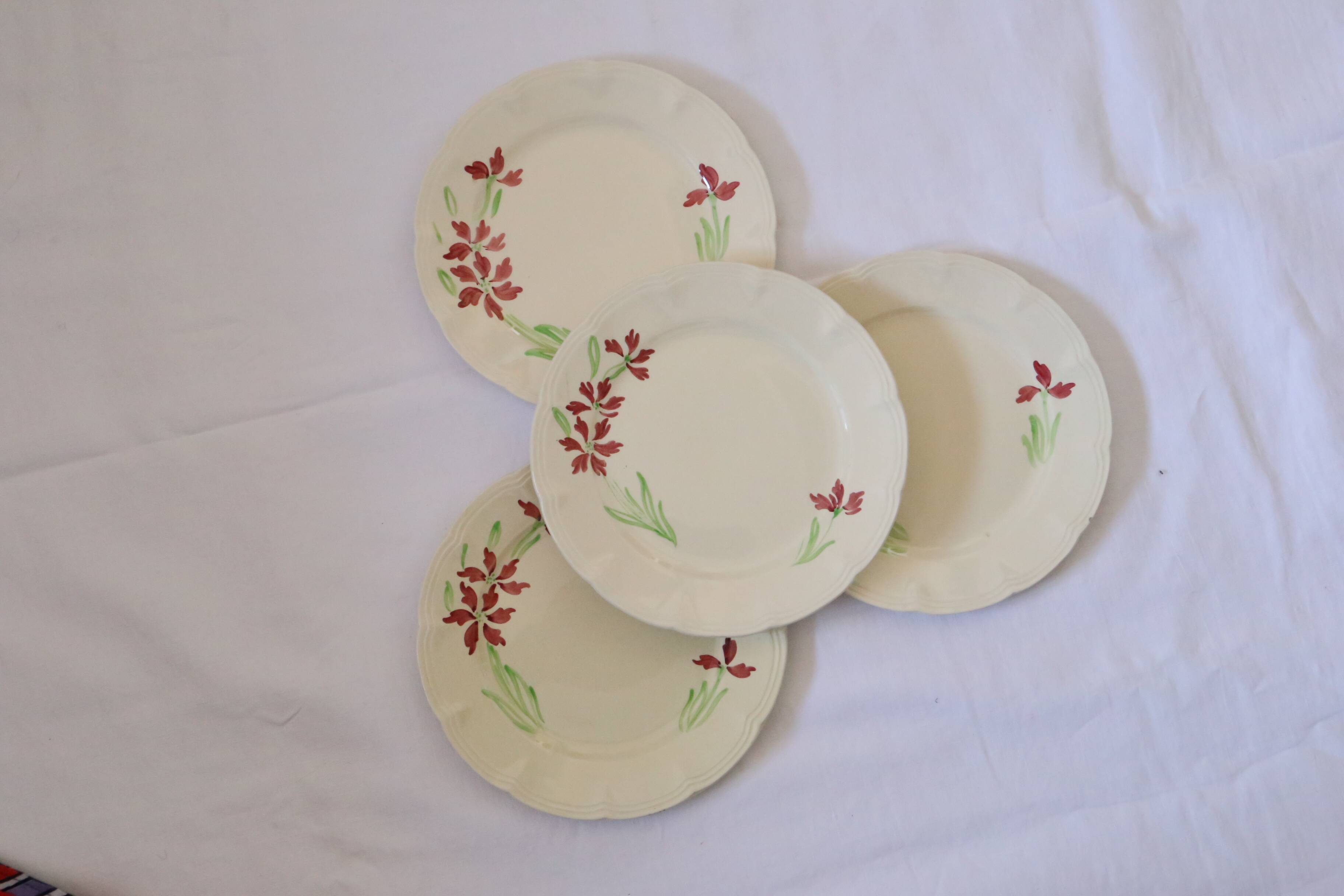 4 assiettes vintage Royal Art Pottery