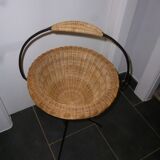 Corbeille à couture en osier