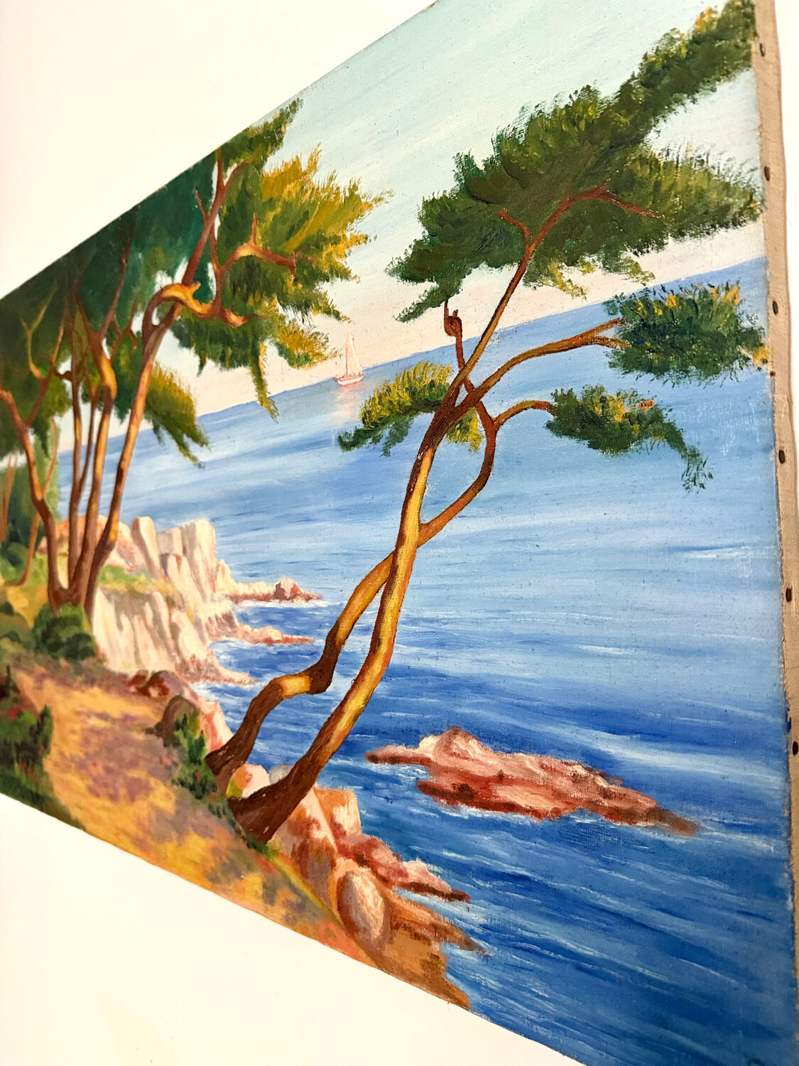 Oil on canvas by Raymond JAFFRÉ (1918-2003)