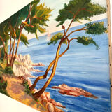 Oil on canvas by Raymond JAFFRÉ (1918-2003)