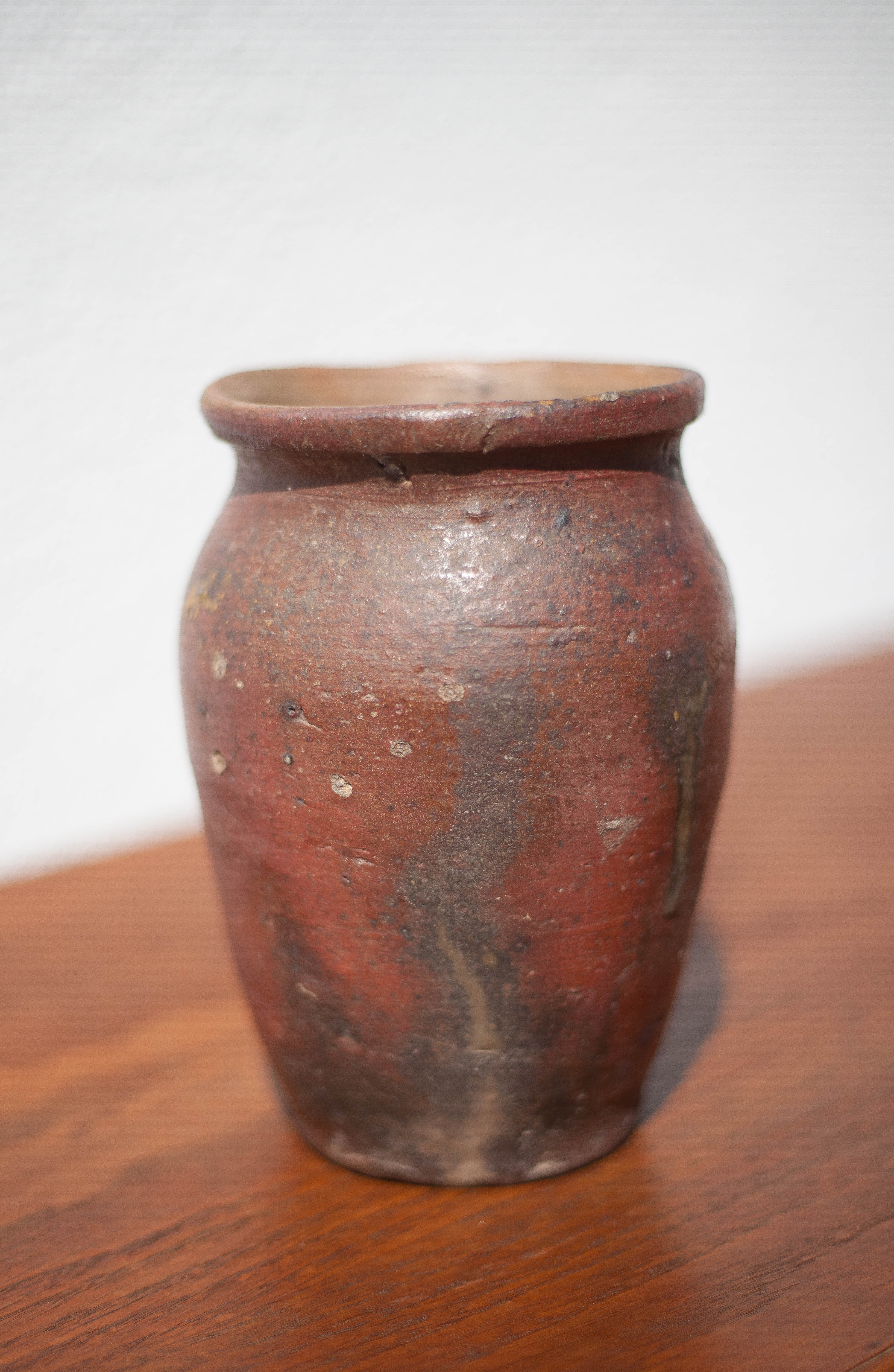 Pot in Norman sandstone of Ger
