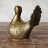 Brass peacock