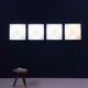 Square Wall Lamps from Trilux, 1950s, Set of 4