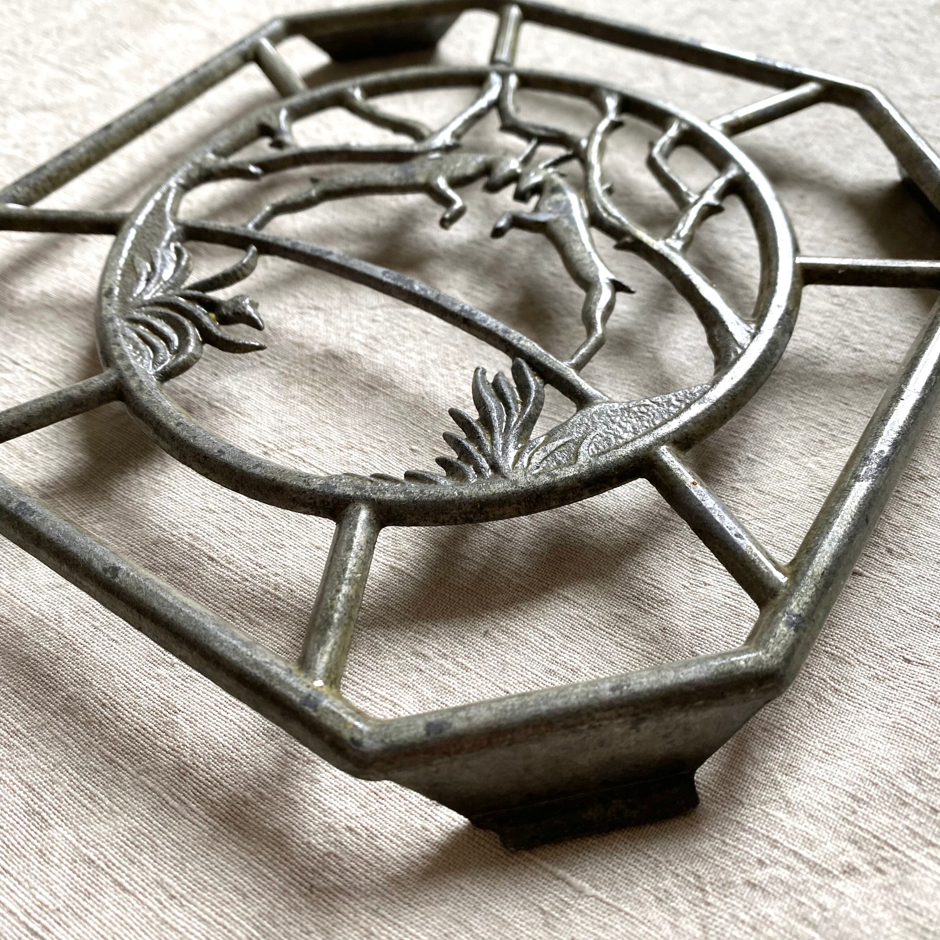 Antique aluminum trifle