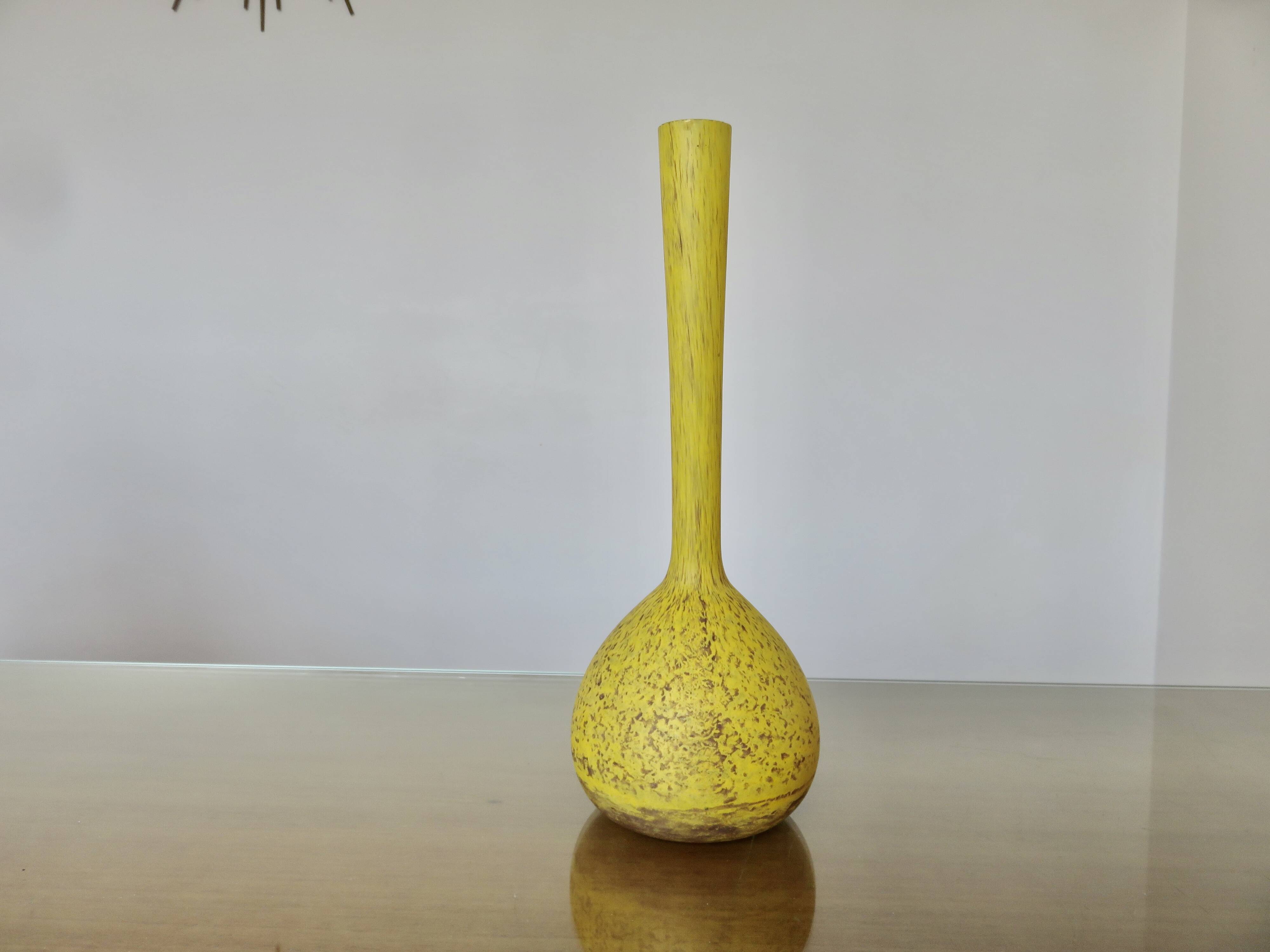 Delatte Berluze vase in marbled glass