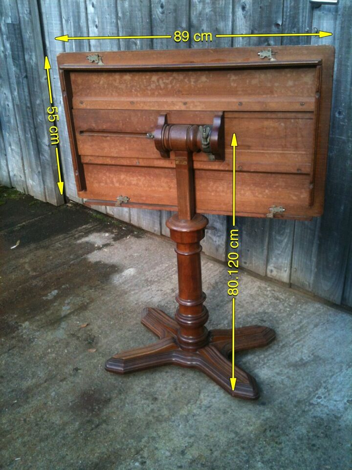 Table pupitre articulé