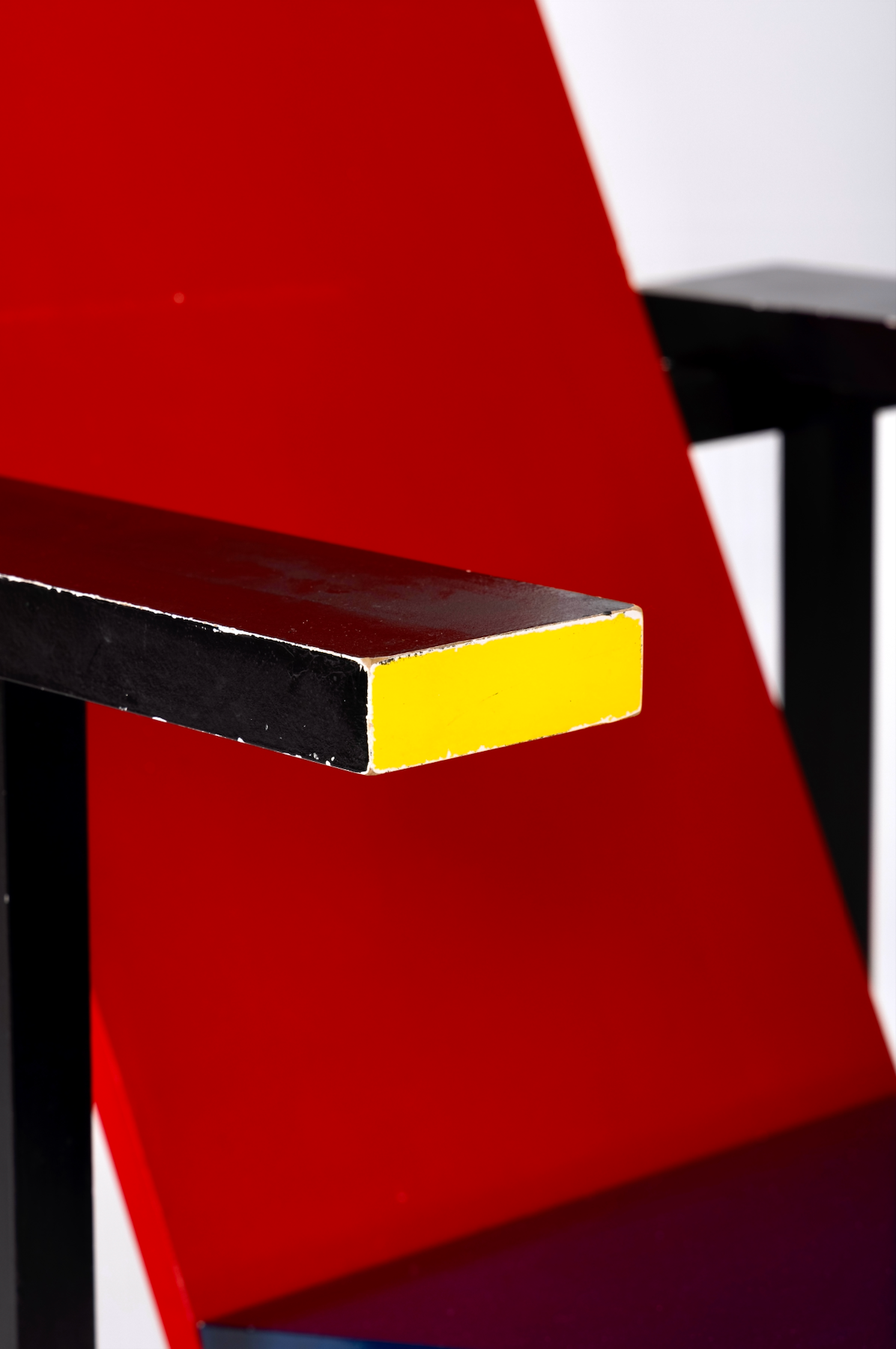 Armchair "Rouge Bleu" Bauhaus spirit, 1970s