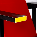 Armchair "Rouge Bleu" Bauhaus spirit, 1970s