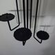 Brutalist German Iron Wall Candleholder, 1960s