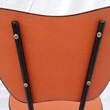 Pair of 60s chairs with skai covering