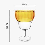 Wine Glass - Amber