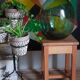 Stool reconstruction in solid wood 50s