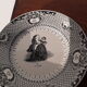 9 creil and Montereau dance themed plates