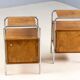 Pair of bedside tables, 1930s–1940s, Czechoslovakia