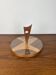 Midcentury modern wood and glass turntable