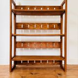 Vintage folding bookshelf, circa 1960