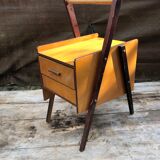 Travailleuse boîte à couture années 50