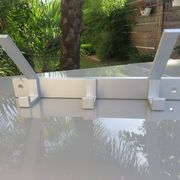 Porte manteau moderniste en aluminium années 70