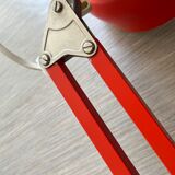 Vintage orange articulated desk lamp