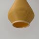 Suspended lamp with yellow Rotaflex shade by Yasha Heifetz, 1960s, Germany