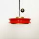 1 of 3 Adjustable Orion Glass Pendant Lamps from Staff