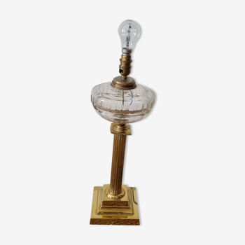 Lampe de table en cuivre, 1901-14