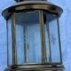 Vintage brass candle holder lantern
