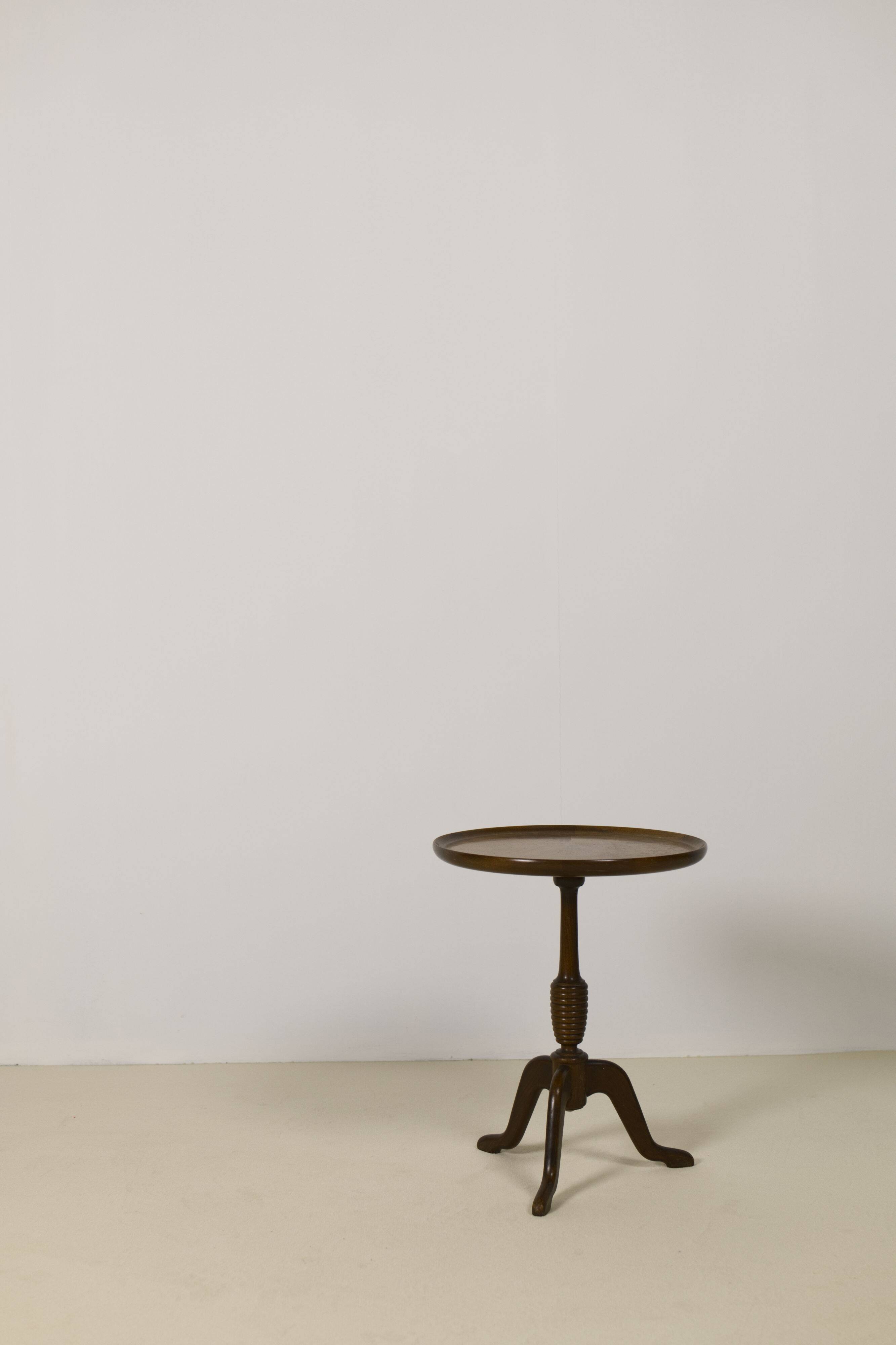 Mahogany side table by Anton Kildeberg, Denmark 1960's