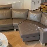 Canapé d'angle en cuir Bo concept