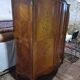 Armoire estampillee (!)2 portes bois de rose 150 long par 60 profondeur sur 183 haut