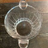 Crystal Ice Bucket Mold + Vintage Handle #D469