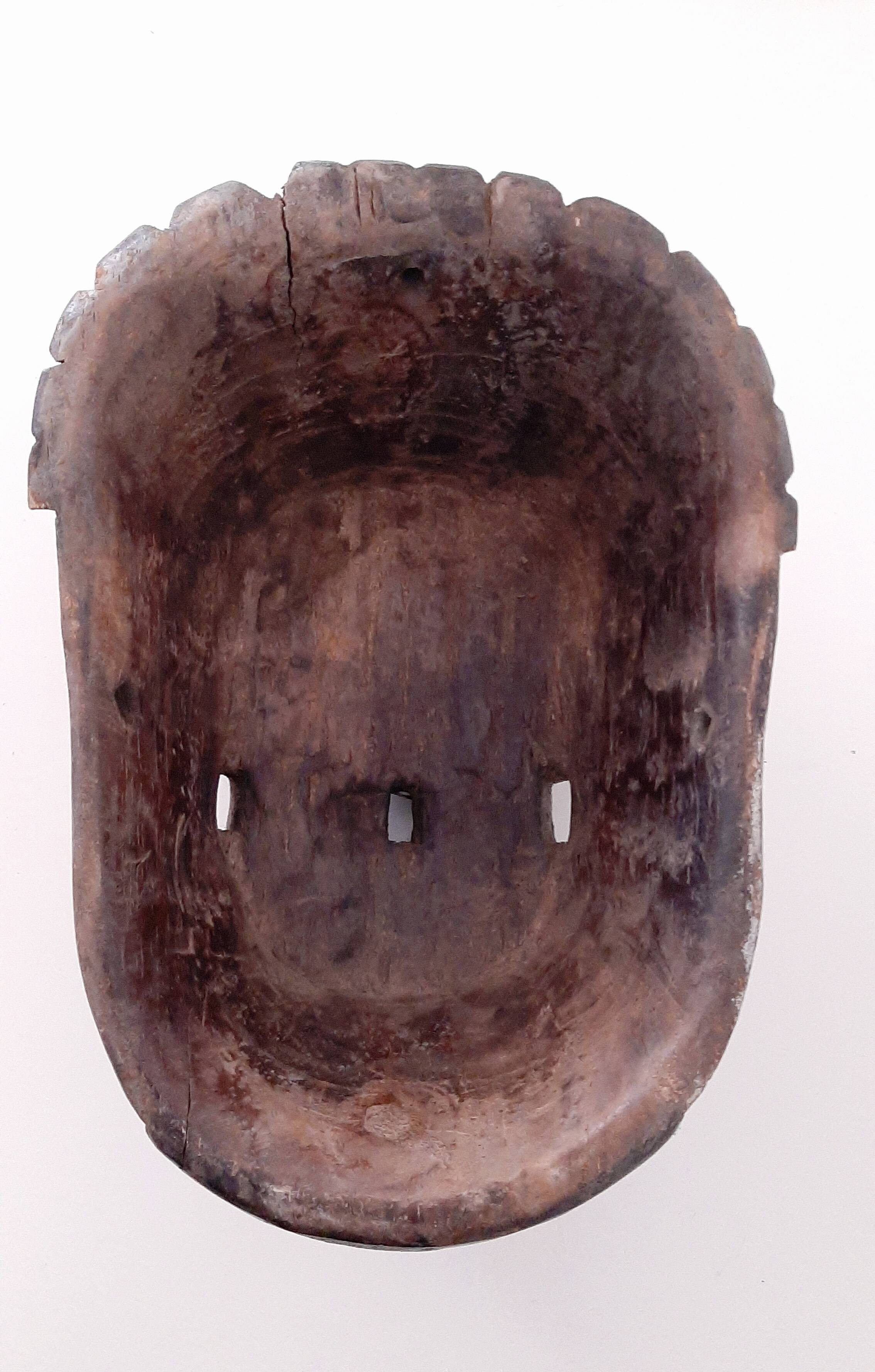 African mask Gabon H 26cm Double face