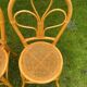 Vintage rattan chair set