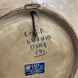 Caff Snc Gubbio Italy 28cm hanging ceramic plate