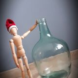 Authentic demijohn 3 L blue