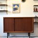 Buffet en teck, Danemark, années 1960/1970, style Mid-C Modern, vintage