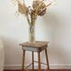 Vase en verre rectangulaire vintage