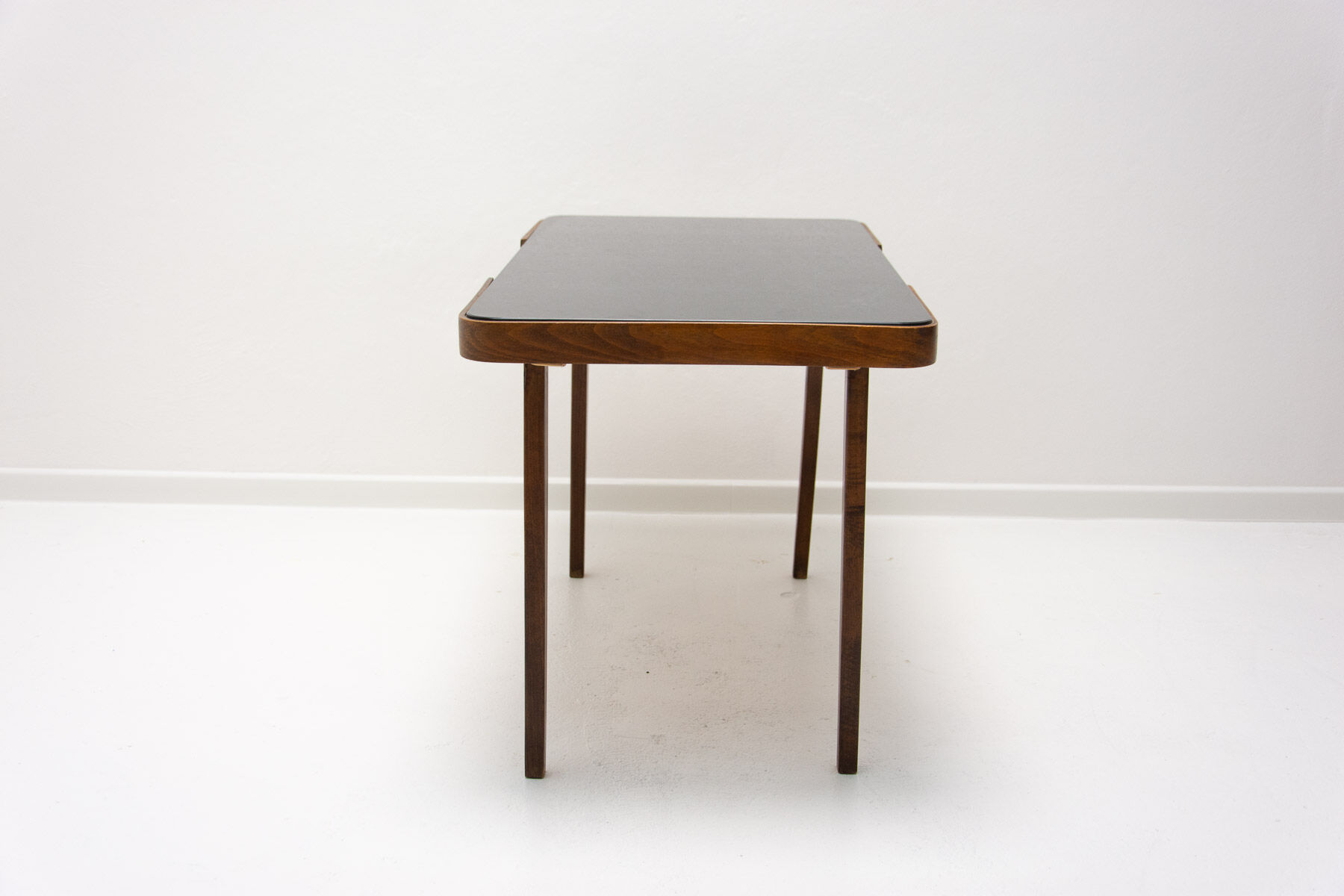 Mid century opaxite glass coffee table, 1960´s, Czechoslovakia