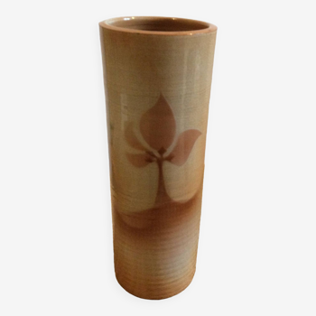 Glazed stoneware vase