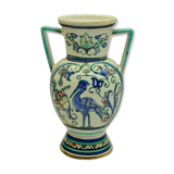Baroque decoration vase by Maioliche Deruta Italy