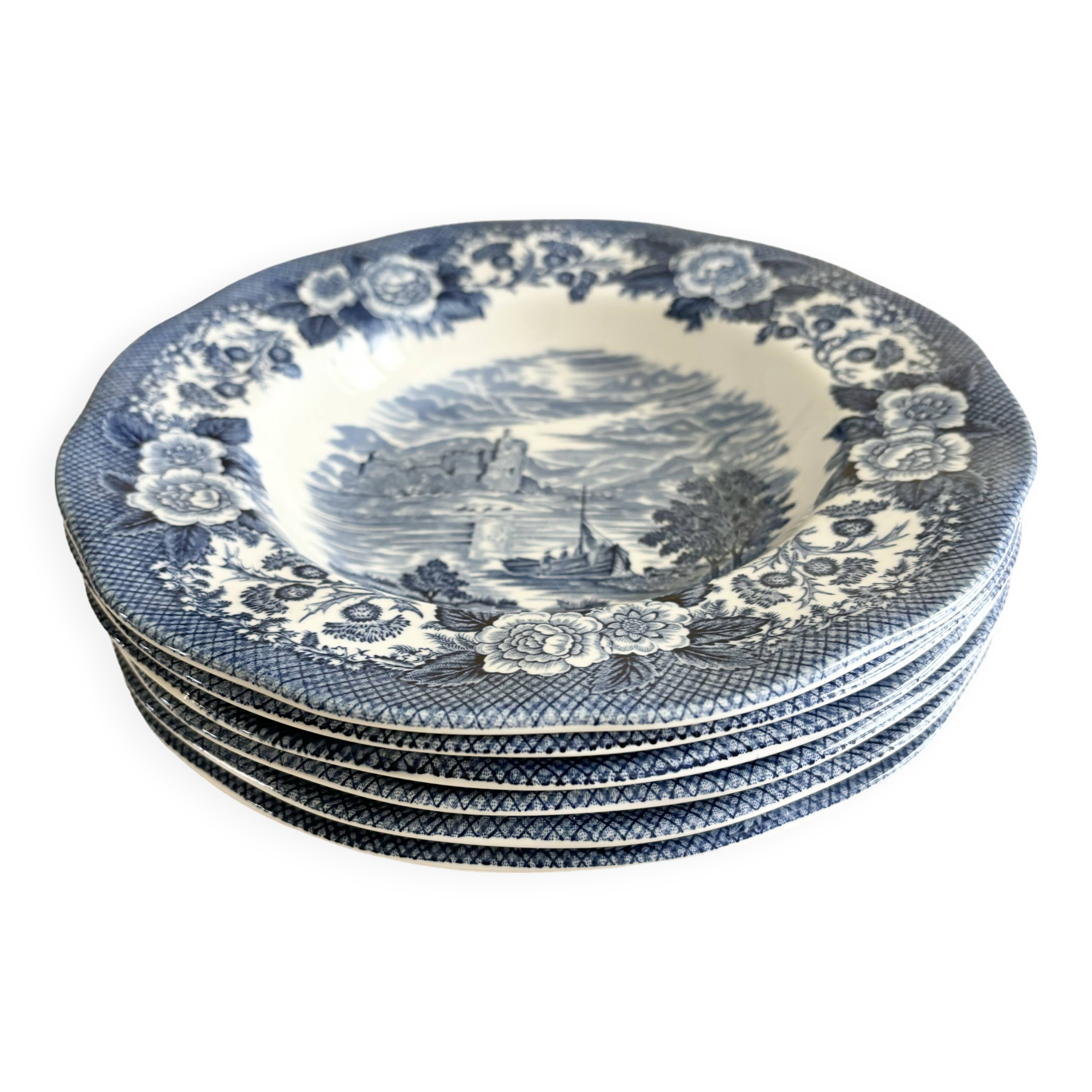 English soup plates