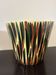 Large vintage Saint-Clément cache-pot – Hand-painted earthenware from the 1950s